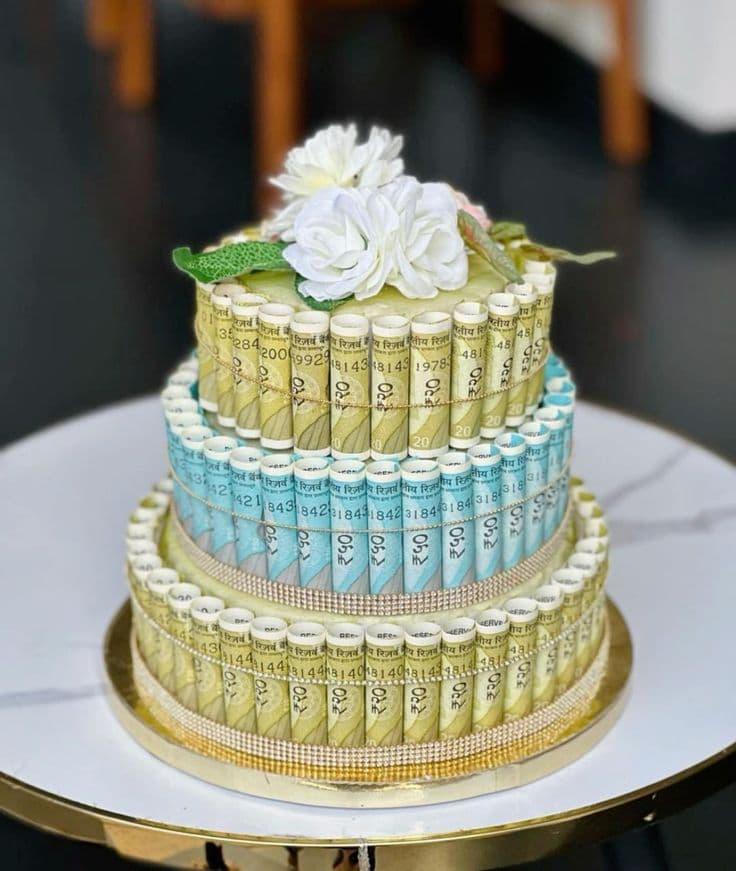 Currency Note Cake (Money Cake)