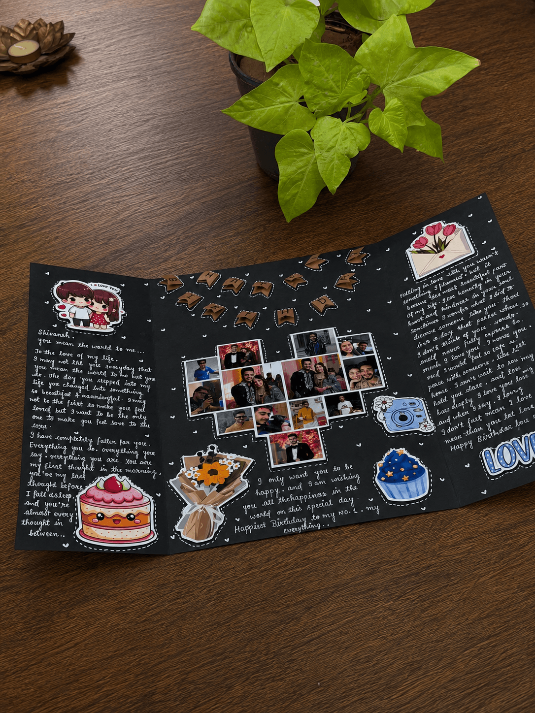 Premium Hand-Written Scrapbook Folder
