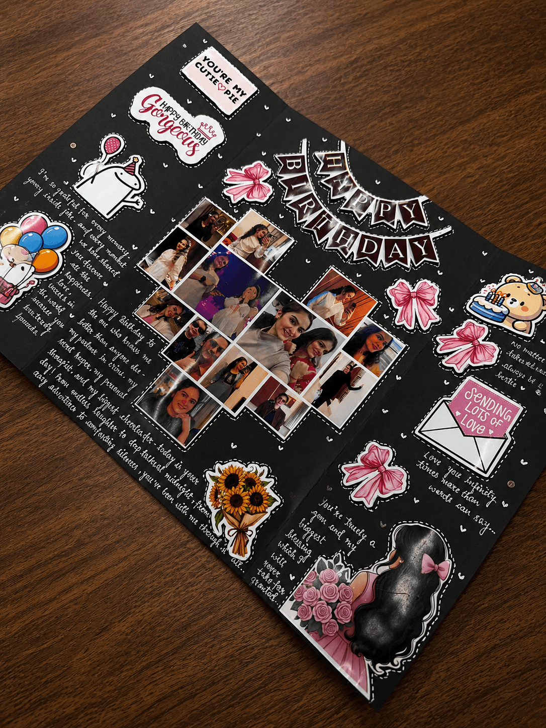 Premium Hand-Written Scrapbook Folder