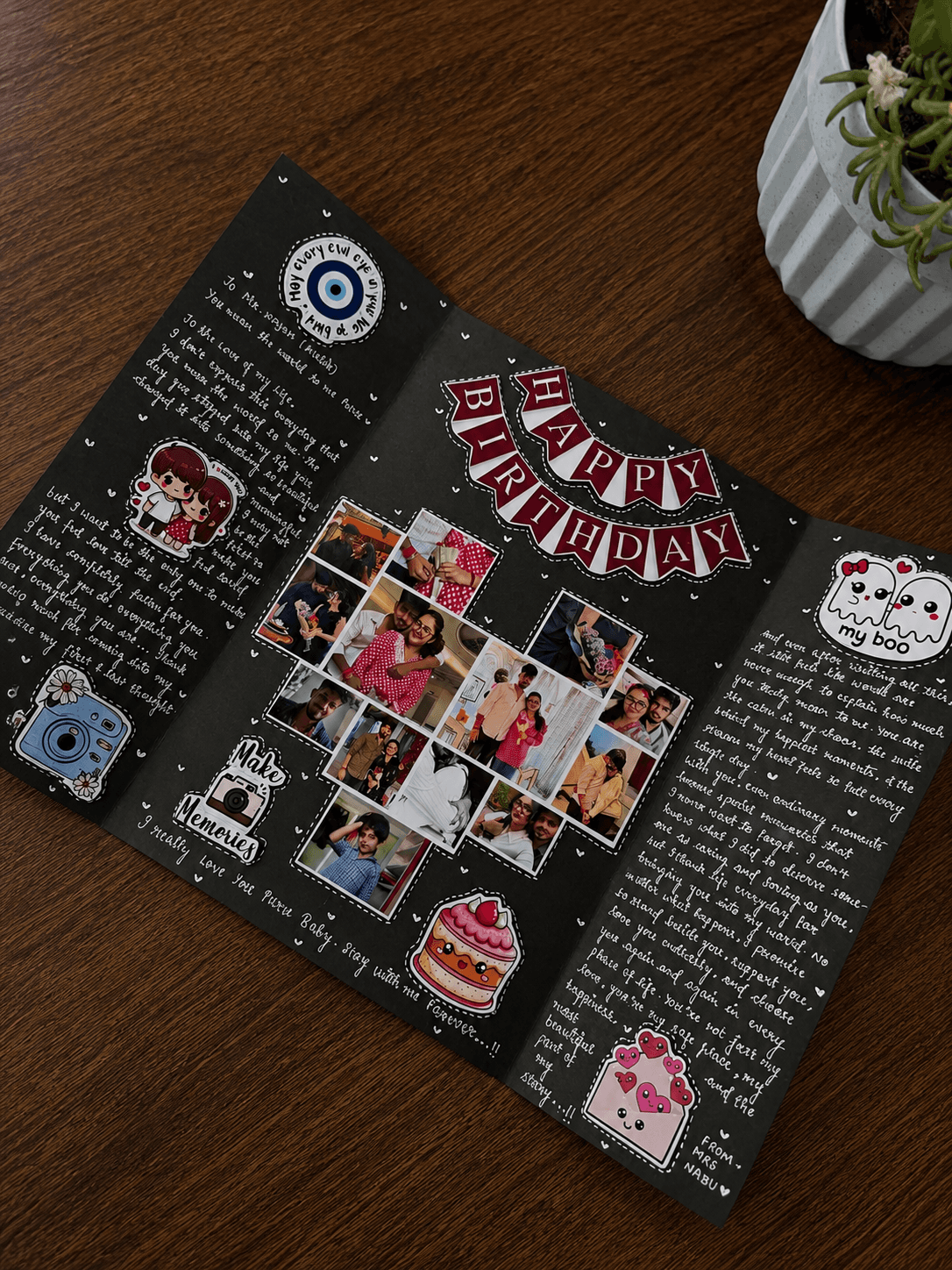 Premium Hand-Written Scrapbook Folder